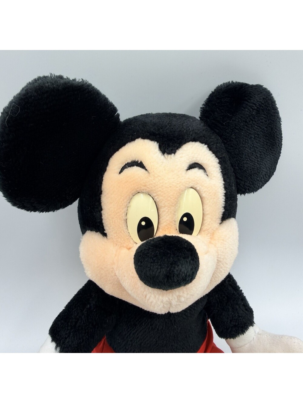 Vintage Disney Parks Mickey Mouse Plush Stuffed Animal Plastic Eyes Shorts 12" - Picture 2 of 7
